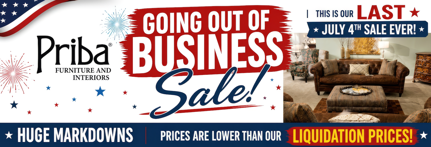 Our Last 4th of July Sale Ever